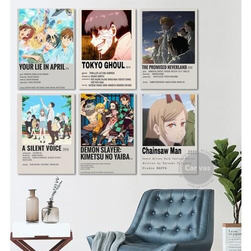 Japanese anime Tokyo Ghoul Poster Pictures Home Manga Decoration Paintings Canvas HD Prints Wall Art Modular Living Room