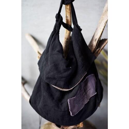 Women Linen Patchwork Vintage Bags