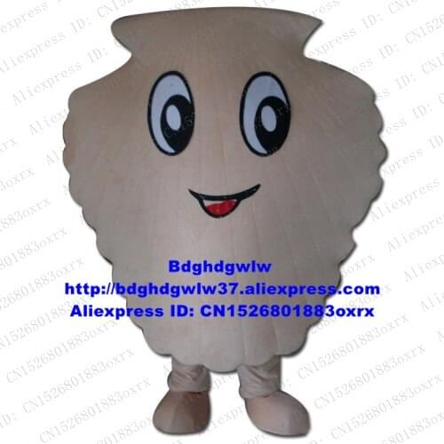 Fan Shell Conch Cowry Seashell Scallop Pectinid Mascot Costume Adult Cartoon Character Outfit Welcome Attract Popularity zx25