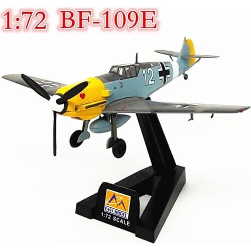 1:72 German Air Force BF109E/TROP Fighter model Small hand products 37276