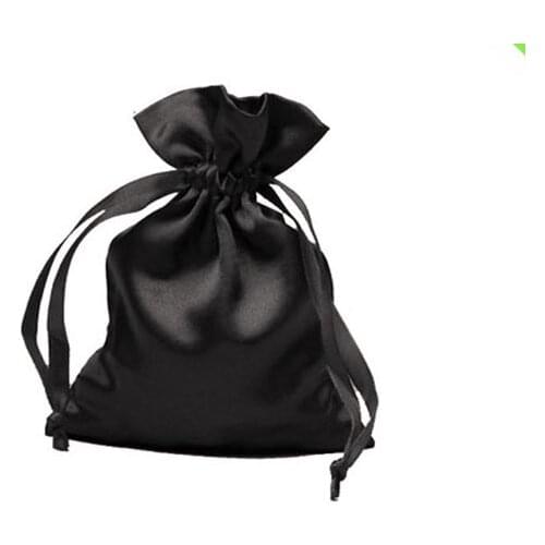 100pcs/lot satin cheap drawstring bags customized jewelry bags wholesale custom gift bags wholesale 8*10cm for jewelry gift
