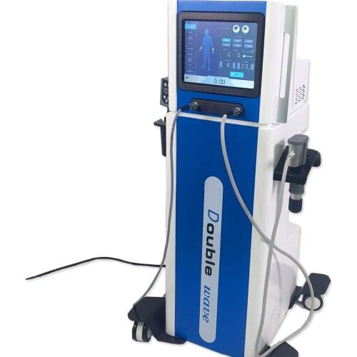 2 In 1 Pneumatic & Electromagnetic Shock Wave Physiotherapy Double Channels Machine For ED Pain Management