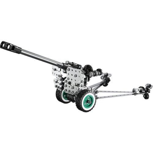 335Pcs Classic 83 Type 152 Cannon Assembly DIY Metal Puzzle Kit Adults Kids Jigsaw Toys Model Building Kits birthdaty gifts