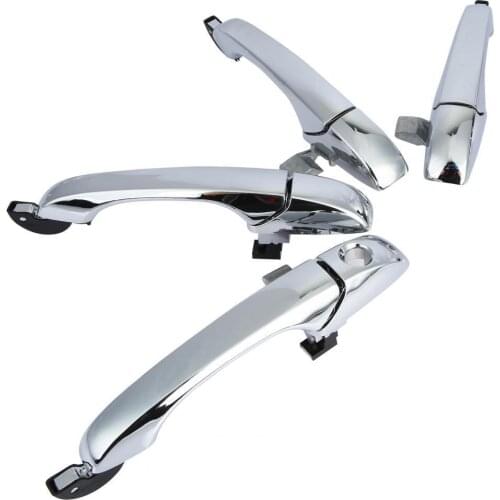 4Pcs/Set Door Handles Stable Performance Easily Install ABS Outer Exterior Door Handle 4589009AH 4589009AD for Chrysler300/300C