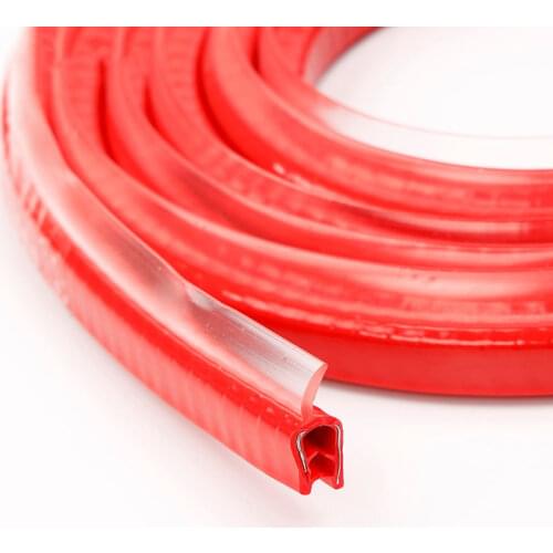 5M Car Door Edge Scratch Protector Strip Guard Trim Auto Door Anti Collision Strip with Steel Car-styling Car Decoration