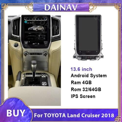 Android car GPS navigation For-TOYOTA Land Cruiser 2018 car autoradio Multimedia Player radio DVD player
