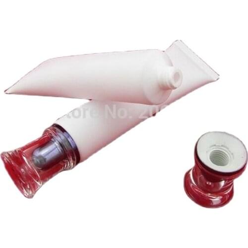 30ml white soft tube or mildy wash tube or butter or handcream tube with acrylic purple lid
