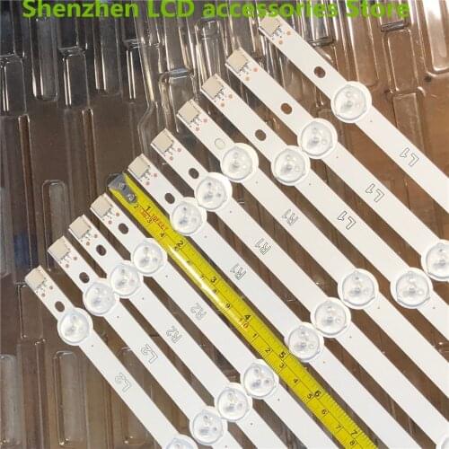 10 Pieces/lot FOR LG42LP360C-CA 42inch 6916L-1216A 6916L-1214A 6916L-1215A 6916L-1217A 1PCS=5LED R1+L1=824MM R2 L2 L1 R1