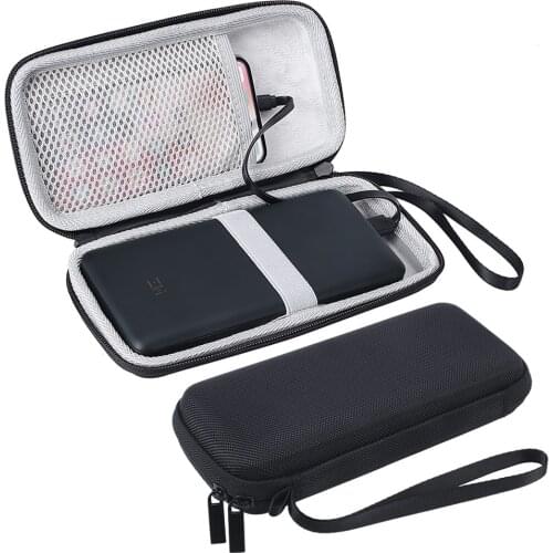 Newest Hard EVA Travel Bag Case For Xiaomi ZMI Power Bank 15000mAh/ 20000mAh Pro Quick Charger 3 USB Type C Battery Powerbank