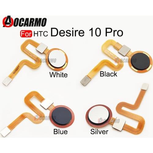Aocarmo Home Button Fingerprint Sensor Touch ID Flex Cable For HTC Desire 10 Pro Replacement Parts