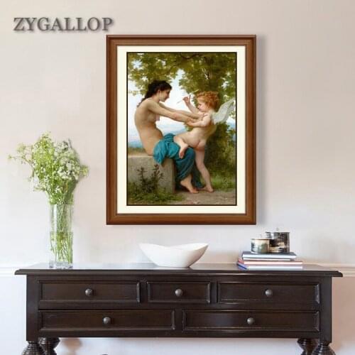 Song of the Angels Canvas Painting Art Print Poster Classical Famous Oil Paintings William Adolphe Room Decoration Wall Posters