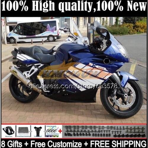 Body For BMW K 1200 S 1200S K1200S 05 06 07 08 09 10 47CL.0 K1200 S K-1200S 2005 2006 2007 2008 2009 2010 Fairing Factory Blue