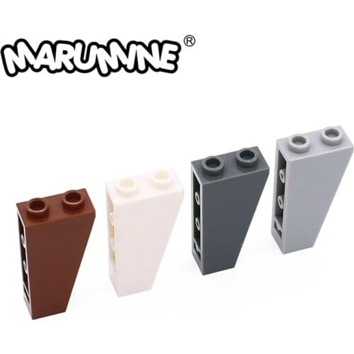 Marumine 2449 Roof tile 1x2x3/70 degree INV. Slope Inverted Construction Blocks Toy Building Bricks Accessories For Constructor