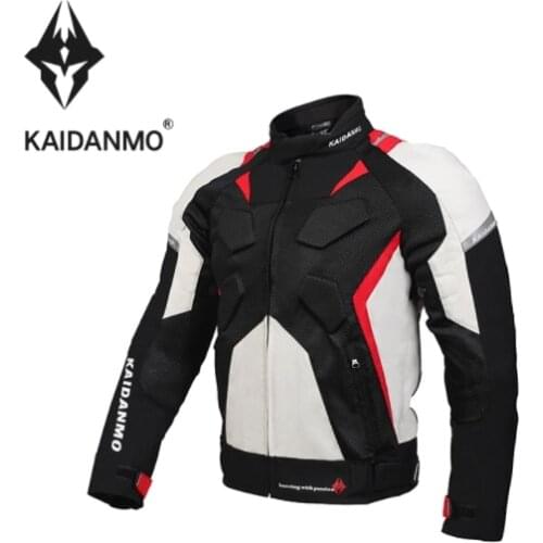 Summer mesh breathable motorcycle riding jacket anti-fall clothing racing heavy motorcycle rider racing jacket