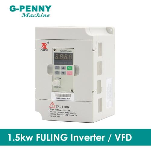 Mini Type 0-1000Hz 220v 380v 1.5kw VFD Variable Frequency Driver 7A Inverter 1HP Input 3HP Output CNC spindle motor Driver