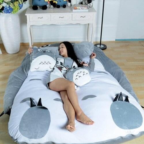 Cartoon Totoro mattress lazy sofa bed Leisure and comfort tatami mats Lovely creative small bedroom sofa bed chair