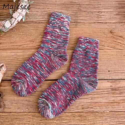 Autumn New Winter Thicker Socks Men Warm Breathable Sock Cotton Mens Crew Deodorant Male Solid Color Fashion Japanese Style
