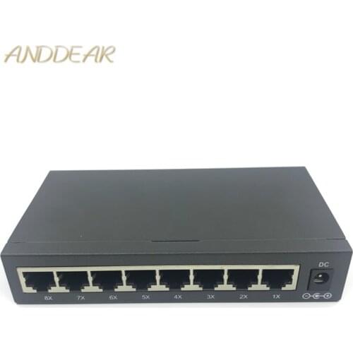12V24v8 port reverse poe switch power supply wireless routing ap Haikang network camera isolation lightning protection two power