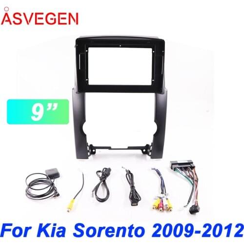 9" Car Radio Fascia Frame For KIA Sorento 2009-2012 Car Dvd Frame Install Panel Dash Mount Installation Dashboard