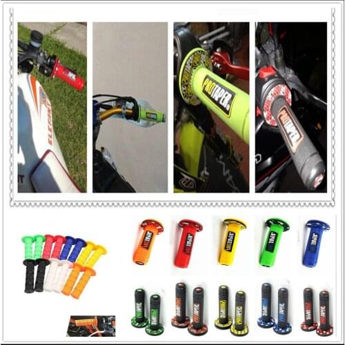 Handle Grip motocross Motorcycle Dirt Pit offroad Bike Rubber Gel Hand Grips FOR BMW F800ST HP2 Moto Guzzi 1200 SPORT