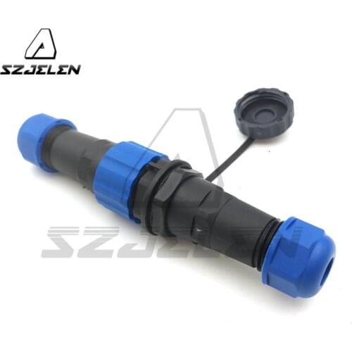 SD16TP-ZM , IP67 3-pin cable docking cable connector male and female, LED outdoor power cable connector 3pin