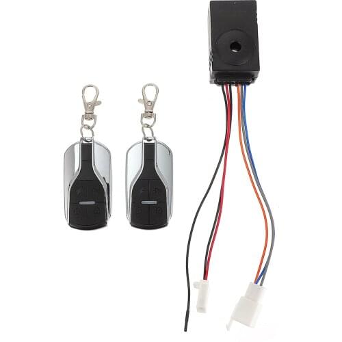 1 Set Remote Control Remote Engine Start Security Alarm System Disarming Car Looking Arming Horn Alarm System for Scooter