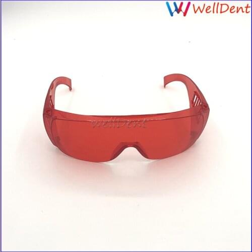 Dental Lab Dental Goggle glasses for curing light Teeth whitening Protection Eye red glasses Dental Instrument Dental Lab