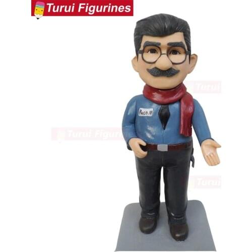 Super mary figurine handmade sculpture miniature one piece human face sculpture design customized people face figure mini statue