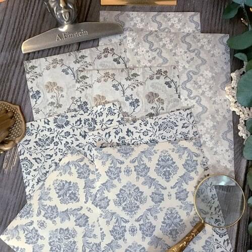 ZFPARTY Vintage Floral Page Paper Stickers for Scrapbooking Happy Planner/Card Making/Journaling Project