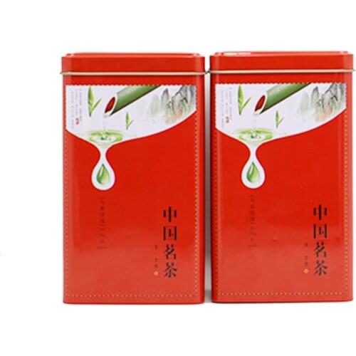 Xin Jia Yi Packaging Metal Tea Tin Box 2019 New Design Rectangle Shape Chinese Tea Tin Boxes 200ml Tea Tin Box Organizer