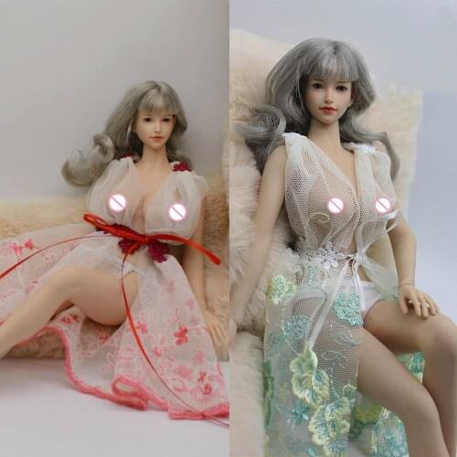 1/6 Scale Female Lace Dress Sleepwear Sexy Pajamas Underwear For 12 Inches Action Figures