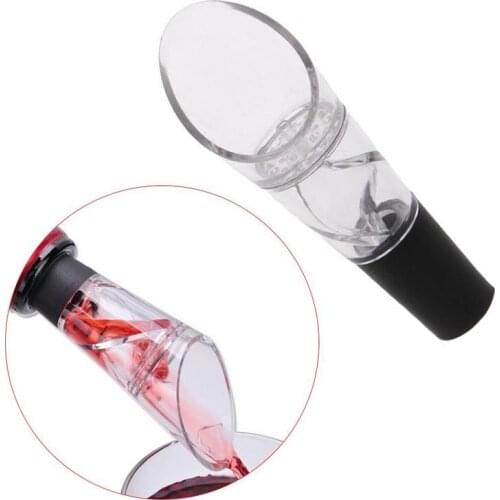 1PC Red Wine Pour Tool Spout Bottle Stopper Decanter Wine Pourer Aerating Wine Bottle Beer Pourers Wholesale Bar Accessories