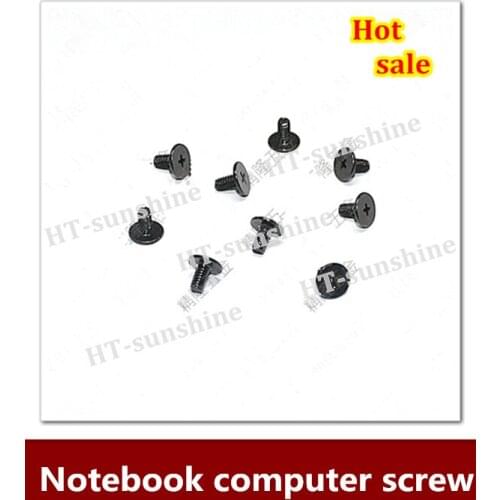 1000PCS/LOT black zinc / harden Notebook screw flat head thin head CM2*4 the first 5M2 computer wireless screws