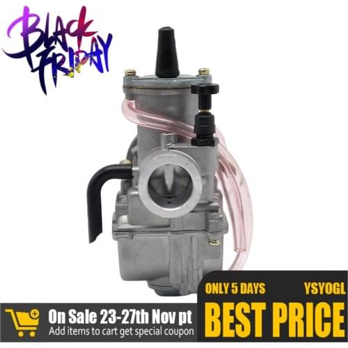 21/24/26/28/30/32/34mm Pwk Motorcycle Carburetor Carb with Power Jet Fit for 2 Stroke Engine Power Scooter Atv Off-road