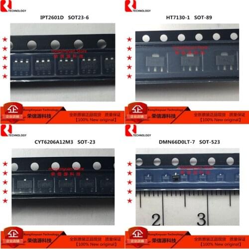 5 PCS IPT2601D 2601D IPT2601 SOT23-6 HT7130-1 7130-1 3.0V HT7130 SOT-89 DMN66D0LT-7 MN1 SOT523 CYT6206A12M3 APMF CYT6206 SOT23