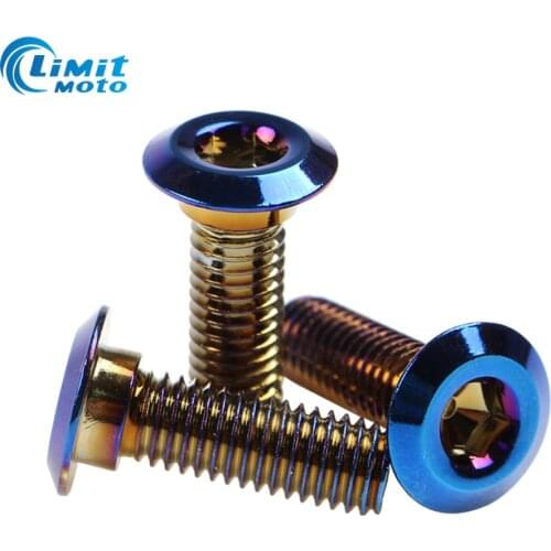 Motorcycle Brake Disc Screws Colorful M8*1.25*25mm For Yamaha Scooter Honda Kawasaki Suzuki Motorcycle modification