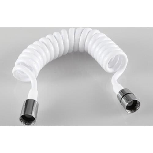 ABS Telephone line Style Spring Flexible Shower Hose for Water Plumbing Toilet Bidet Shattaf Sprayer Gun SH099