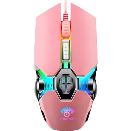 Gaming Mouse Glowing RGB Can Be Used For Desktop Computer Notebook USB Wired