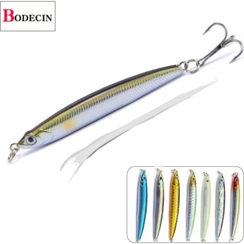 Pencil/Trout Lures Artificial/Fake/Hard Bait Swing Sink Long Shot Fishing Lure/Tackle/Crankbaits/Wobbler For Pike/Fish/Trolling