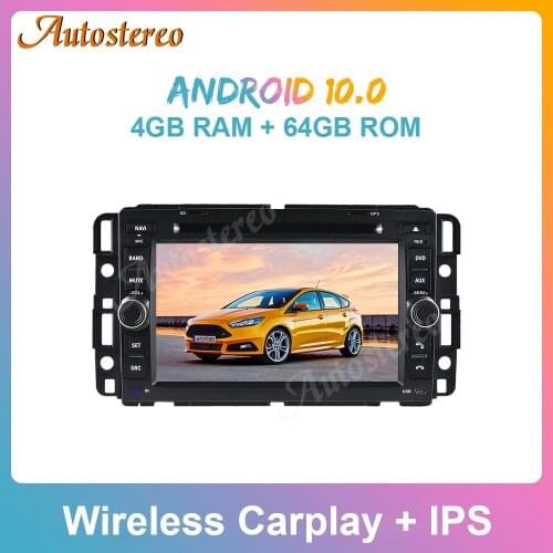 For Hummer H2 2008-2011 Android 9 4+64 Multimedia Player Auto Radio Tape Recorder Car DVD Player GPS Navigation Headunit Stereo