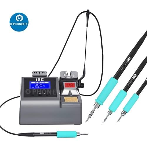 PHONEFIX i2C OEM JBC Nano Soldering Station with C245 C210 C115 JBC Soldering Handle Soldering Iron Tips for Phone PCB Repair