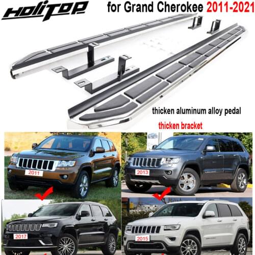 New arrival side step running board side pedals for Jeep Grand Cherokee 2011-2020,thicken bracket,excellent powerful loading