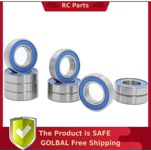 6902RS Bearing 10 PCS 15x28x7 mm ABEC-3 Hobby Electric RC Car Truck 6902 RS 2RS Ball Bearings 6902-2RS Blue Sealed