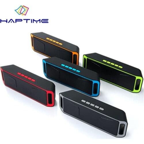 Portable Wireless Stereo Subwoofer Speaker Super Bass Sound Bluetooth Speaker Support Handfree FM TF Card Radio Built-in Mic