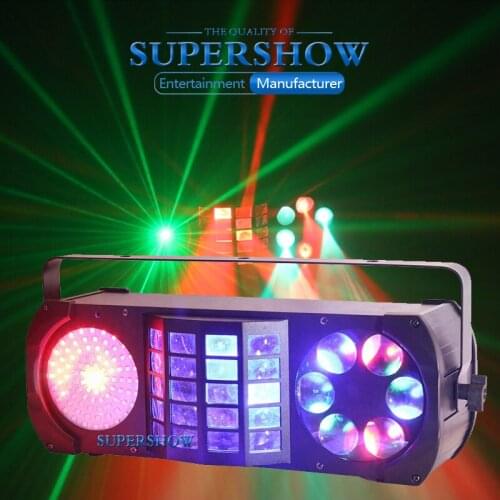 73W 4in1 stage effect projector scanner laser wash light DMX stage light for disco club bar party and DJ moving show
