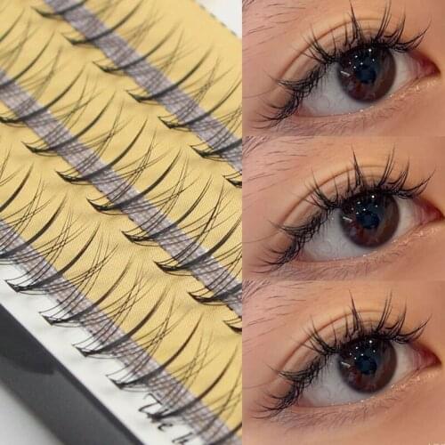 Professional Makeup Individual Cluster EyeLashes Grafting Fake False Eyelashes eyelash extension individual eyelash bunche 60pcs