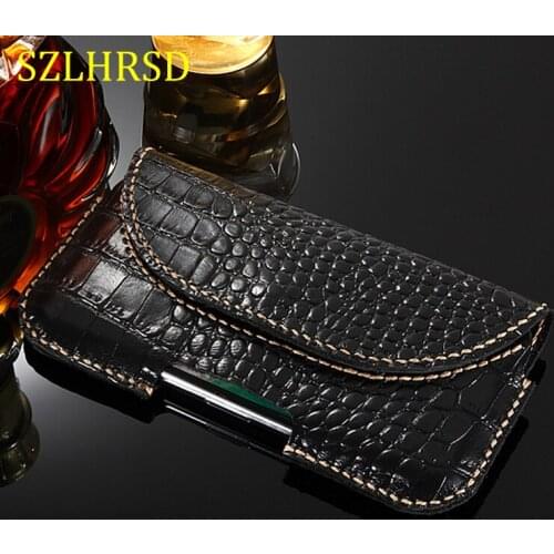 SZLHRSD For Xiaomi Redmi 5 Plus 5A A1 A2 6X S2 Y2 Case Genuine Leather Holster Belt Clip Pouch Funda Cover Waist Bag Phone cover