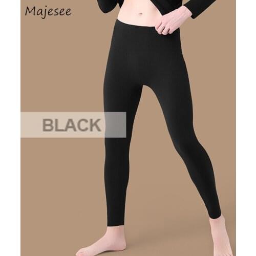 Thermal Underwear Bottoms Men Seamless Warm Skinny Slim Elasticity Winter Thicken Simple Fashion Legging Underpants Oversize 3XL