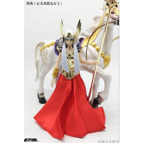Pre-sale JM Model SAINT SEIYA CLOTH MYTH Hilda Hiruda action figure with White horse 2 DRESS