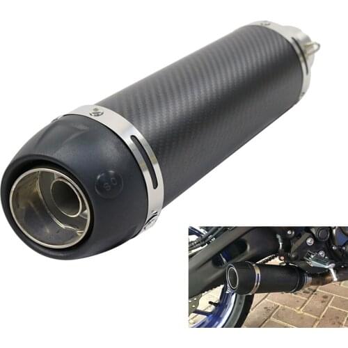 Motorcycle Exhaust Muffler Carbon Fiber Sliding Exhaust Muffler